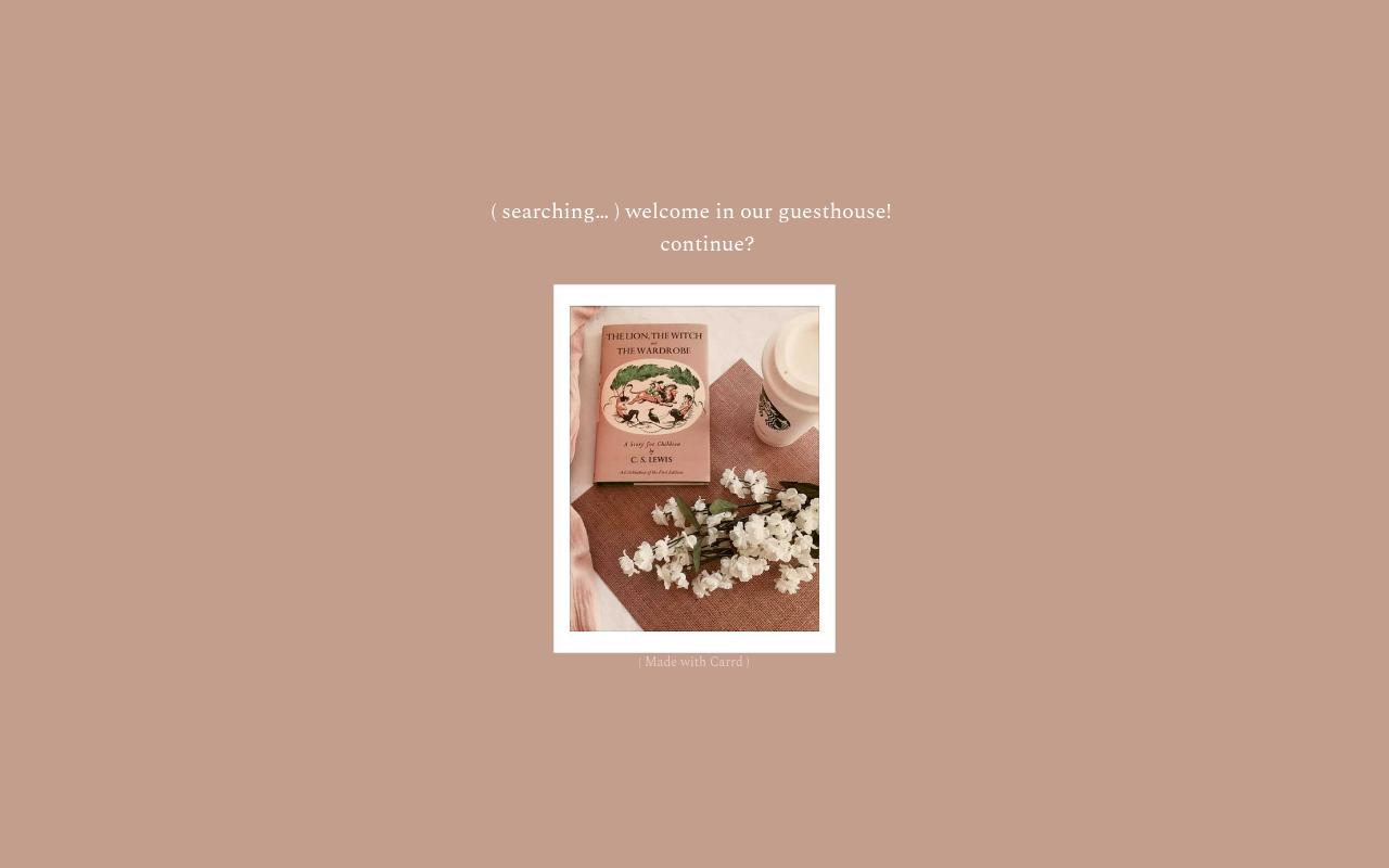 Carrd profile picture for @guesthouse
